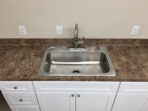 farmhouse sink install